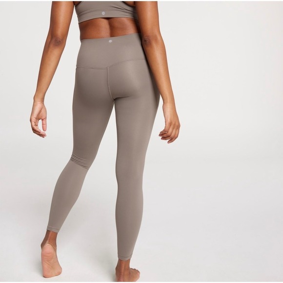 New Calla High Waisted Pocket Leggings Women's XS Workout Yoga Athleisure Taupe - Picture 4 of 14